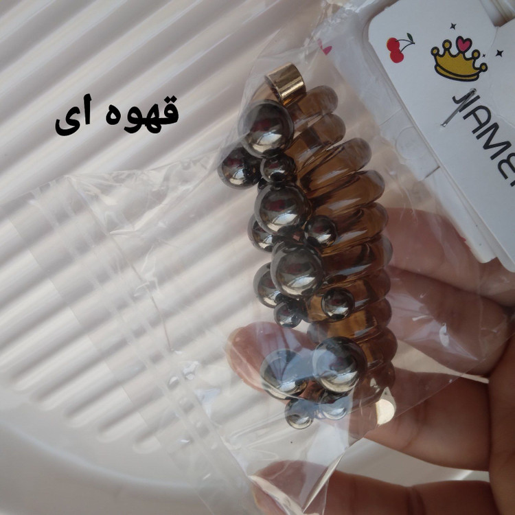 کش مو سیم تلفنی رنگی در ۵ رنگ